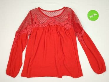 bluzki w czerwone róże: Women's blouse, size S (EU 36) — 2