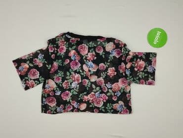 bluzka z kwiatem 3d h: H&M, Жіноча блуза, розмір XS — 3