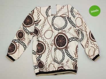 białe bluzki ze zlotym nadrukiem: Bluzka damska, rozmiar M — 3