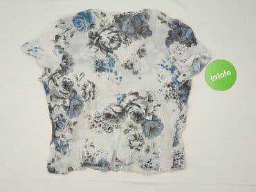 modna kiecka bluzki z krótkim rękawem: Bluzka damska, rozmiar One size — 4