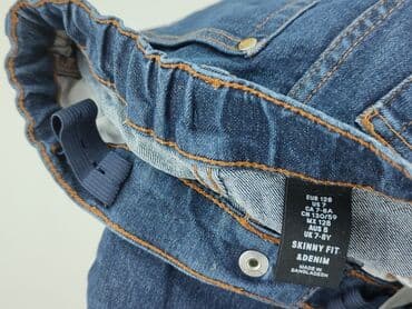 klapki basenowe hm: Spodnie jeansowe, H&M, 8 lat, 128, stan - Idealny — 5