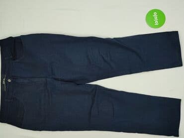 Women: Material trousers for women, size S (EU 36) — 2