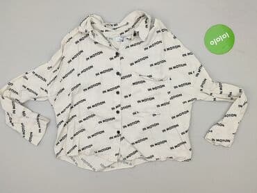 pull and bear white top: Bershka, Koszula damska, rozmiar M — 2