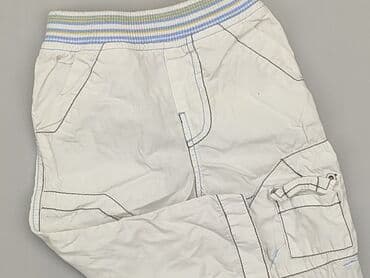 wojcik pl ubrania dla dzieci: Baby material trousers, 9-12 months, 74-80 cm, condition - Good — 1