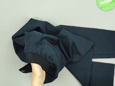 granatowe chinosy damskie: Zara, Spodnie materiałowe damskie, rozmiar S — 5