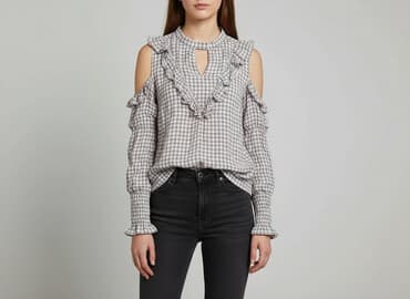 mohito różowe bluzki: Mohito, Жіноча блуза, розмір S — 1