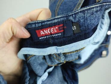 spódniczka trapezowe jeansowe: DENIM JEANS, Spódnica damska, rozmiar S — 5