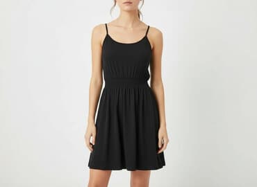 sukienki mini dopasowane: H&M Basic, Sukienka damska, rozmiar S — 6