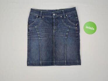 skórzane spódniczki mini: Denim, Spódnica damska, rozmiar M — 2
