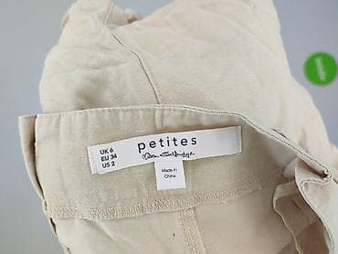 lniany: Petites, Spodnie materiałowe damskie, rozmiar 2XS — 5