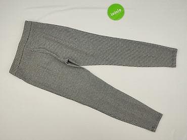 spodnie z nitami: Stradivarius, Spodnie materiałowe damskie, rozmiar M — 4