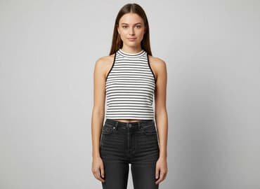 sinsay trampki biale: Sinsay, Top damski, rozmiar XS — 6