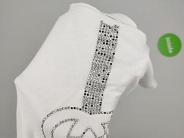 bluzki brokatowe: Used, T-shirt damski, rozmiar M — 6