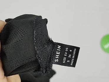 shein bluzki czarne: Shein, T-shirt damski, rozmiar S — 4