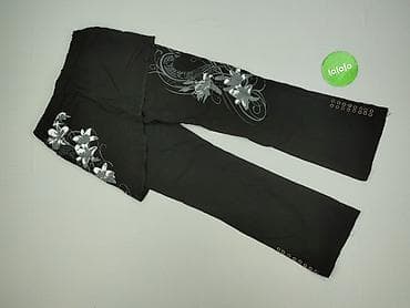 pull and bear dzwony: Material trousers for women, size 3XL — 3