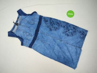 sukienki dżinsowe tanie: Denim, Sukienka damska, rozmiar L — 2