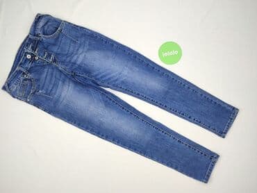 srebrne legginsy: Jeansy damskie, S — 2