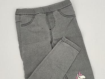 jasne legginsy: Spodnie jeansowe, Sinsay, 4-5 lat, 110, stan - Idealny — 1
