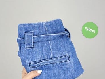 spodenki jeansowe z wysokim stanem pull and bear: Szorty damskie, rozmiar S — 6