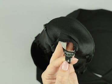 szerokie spodnie pepco: Papaya, Spodnie materiałowe damskie, rozmiar L — 4