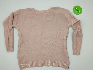 kolor pudrowy: Sweter damski, rozmiar One size — 4