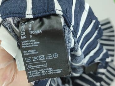 spodnie dresowe z lampasami h m: H&M, Spodnie materiałowe damskie, M — 5