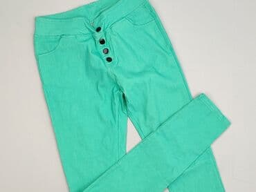 biale buty skarpetkowe: Spodnie materiałowe damskie, rozmiar S — 1