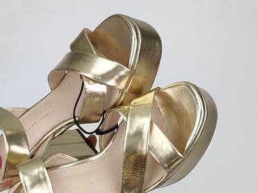 jakie buty do srebrnej sukienki: Zara, Sandals for women, 36 — 7