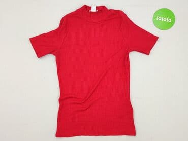 koszulka z prazkowanej dzianiny: Amisu, T-shirt damski, rozmiar S — 2