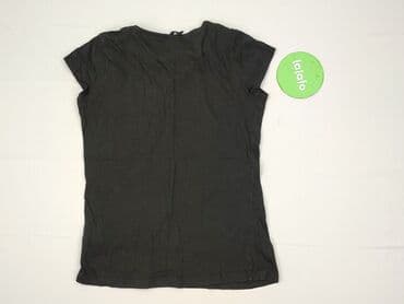 czarne t shirty i marynarka: Sinsay, Women`s T-shirt, size XS — 4