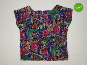 sweterkowa bluzki z krótkim rękawem: Bluzka damska, One size — 6