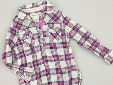 sukienka w geometryczne wzory h m: Shirt 2-3 years, condition - Perfect, pattern - Cell, color - Multicolored — 1