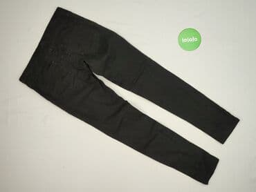 legginsy push up prążkowane: Pieces, Legginsy Eleganckie damskie, rozmiar L — 3