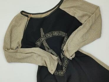 bluzki wieczorowe plus size: Women's blouse, size S — 1