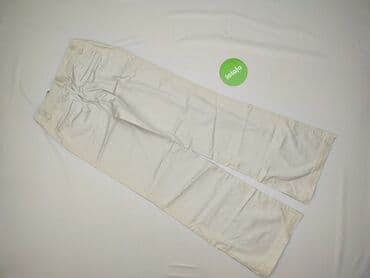 spodnie z szerokimi nogawkami h m: H&M, Material trousers for women, size S — 3
