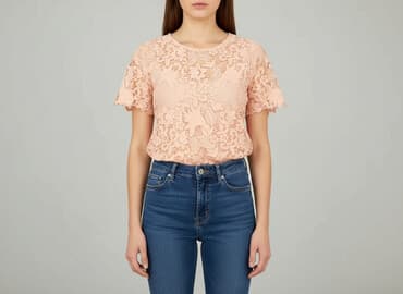 apricot bluzki: Bluzka damska, rozmiar L — 6