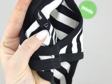 koszulka zolta w czarne paski: Top damski, M — 4