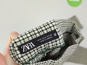 stradivarius wyprzedaż spodnie: Zara, Spodnie materiałowe damskie, S — 4
