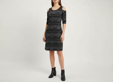 czarne sukienki na wesele dla puszystych: ONLY, Sukienka damska, rozmiar M — 6