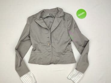 srebrne sukienki na imprezę: Women's blazer, size S (EU 36) — 2