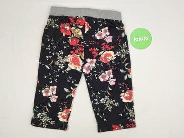 legginsy damskie kwiaty: Spodnie 3/4 damskie, rozmiar M — 3