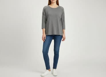 koszula damska z perełkami: Women's blouse, size S — 1