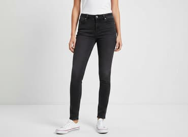 zara czarne jeansy damskie: Zara, Jeansy damskie, rozmiar XS — 6