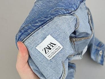 jeans mom fit pull and bear: Zara, Kurtka jeansowa damska, rozmiar S — 5
