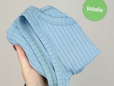 koszulka z prazkowanej dzianiny: Top damski, rozmiar S — 4