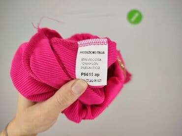 bluzka do różowych spodni: Material trousers for women, size S — 5