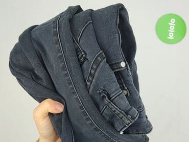 szare jeansy damskie stylizacje: Jeansy damskie, rozmiar S — 6