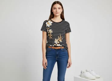 t shirty stradivarius: Stradivarius, T-shirt damski, rozmiar S — 1