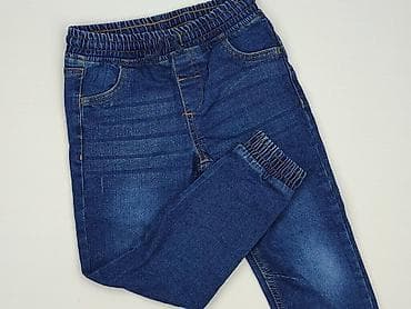 kombinezon dla 5 latka: Spodnie jeansowe, Little kids, 5-6 lat, 116, stan - Idealny — 1