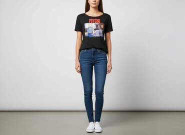 t shirty mortal kombat: H&M, T-shirt damski, rozmiar XS — 1